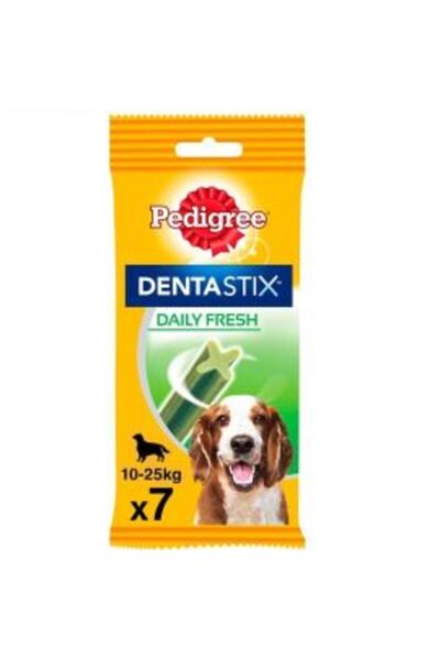 Pedigree DentaStix Daily Fresh, cu extract de ceai verde, Recompensă pentru c...