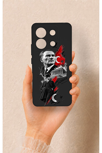 Vip Case Redmi Note 13 Pro 5G Uyumlu Atatürk Anıtkabir Desenli Silikon Kılıf