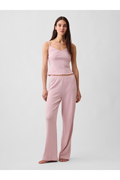 GAP Kadın Açık Pembe Pointelle Pijama Altı