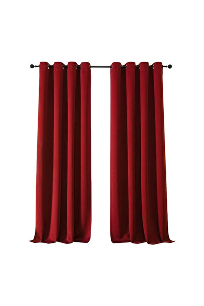 OtherMax Perdele Termice Catifea Roșii Blackout 2 buc 140x245 cm — perdele bl...