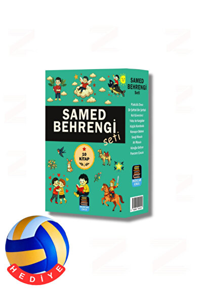 Mercan Okul Yayınları Samed Behrengi Seti 10 Kitap Set Voleybol Topu Hediyeli