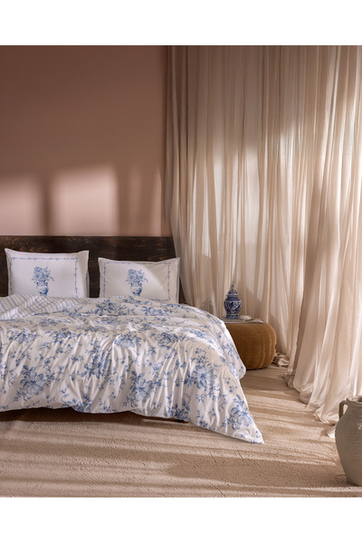 Madame Coco Set de lenjerie de pat Chapele King Size, 100% bumbac, cu imprime...