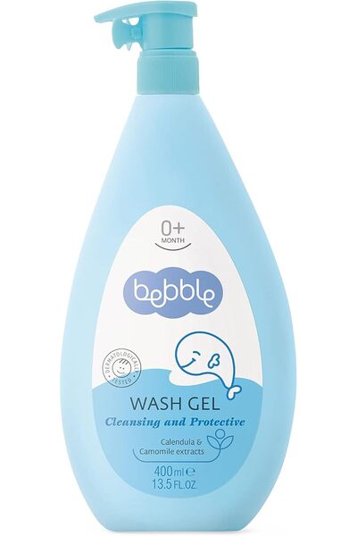BEBBLE Baby Wash Gel | No Paraben | Alcohol Free | 400ml | Bundle with Assort...