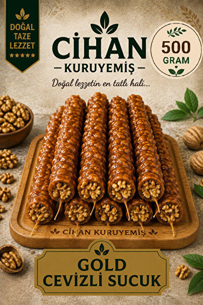 Genel Markalar 500gr. Gold Cevizli Sucuk