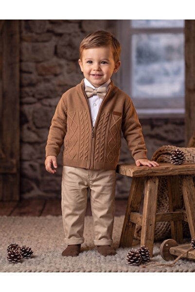 MiniKids Set premium Authentic Style, maro-crem