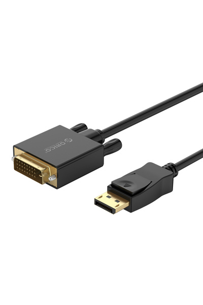 Orico Cablu DisplayPort la DVI XD-DTD, Tată la Tată, Full HD 60Hz, 2m, Negru