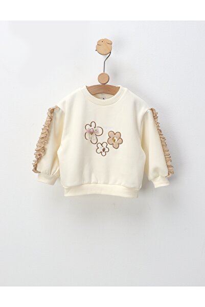 MiniKids Bluza premium BOOM, ecru