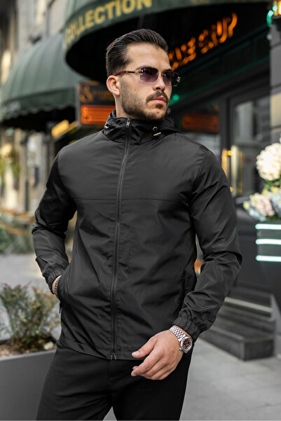 S&M CLOTHİNG New Season Men's Waterproof Raincoat Seasonal