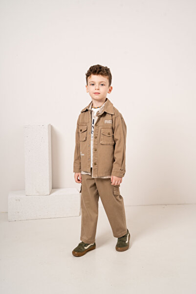 JNF kids Baby Boy & Kids T-Shirt, Shirt, Jacket and Pants 4-Piece Combination...