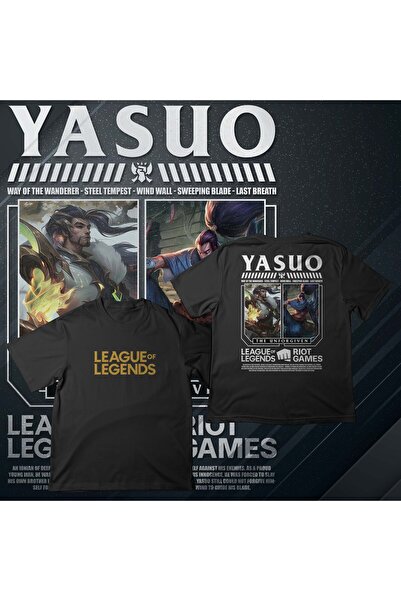EZ Design League of Legends -Yasuo- Printed Oversize T-Shirt