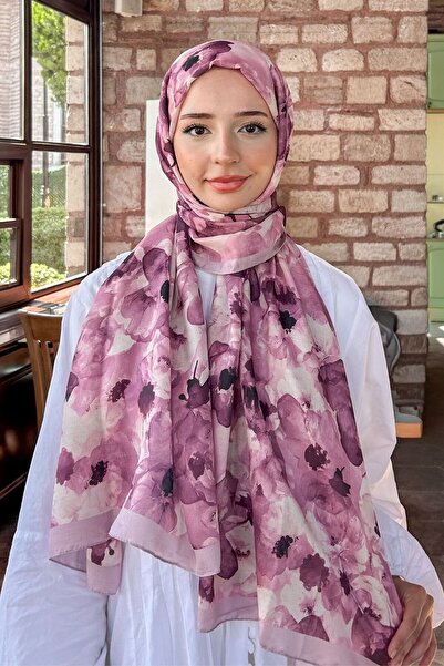 CUOCA LOUNGE Camellia Soft Pamuk Şal Pudra Pembe