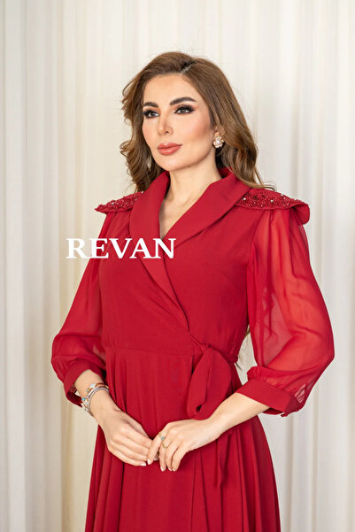 revan فستان أنيق بتصميم كلاسيكي فخم