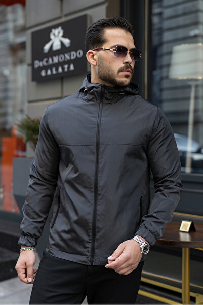 S&M CLOTHİNG New Season Men's Waterproof Raincoat Seasonal