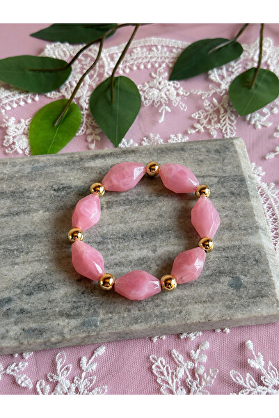 FLAWSOME JEWELRY STORE Elastic Natural Stone Bracelet Summer Accessory Beach ...
