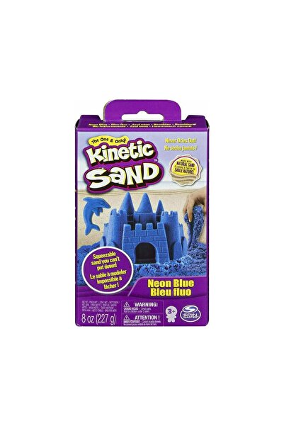 Spin Masters Spin Master Nisip Cinetic – Nisip de bază Albastru Neon, cutie d...