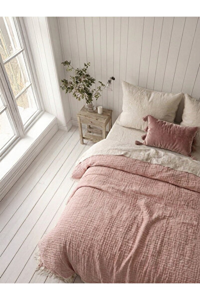 Vintero Home 4 Layer Muslin Fabric 100% Cotton Double Bedspread - 240X260 cm