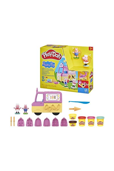 Hasbro Play-Doh Peppa Pig – Комплект за игра със сладолед на Пепа (F3597)