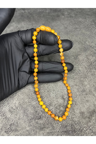 Mos Tespih Damla Amber Original Necklace for Baby Teething