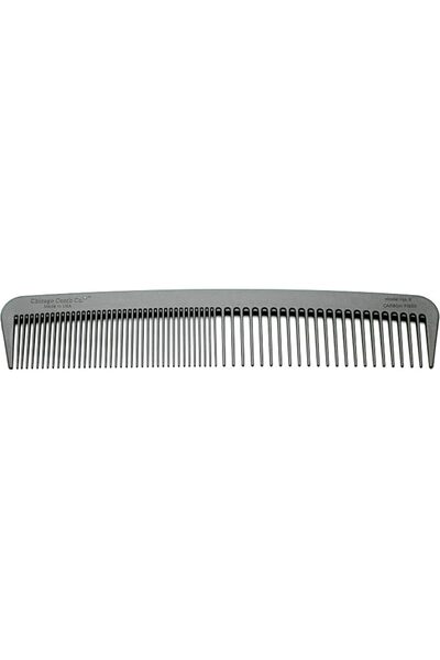 Chicago Comb Shikagoo Combs Model 6 Carbon Fiber 17.8cm Anti-Static Comb Grap...