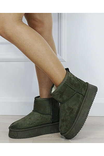 SOFILINE Women's olive green short boots PU-13 M3