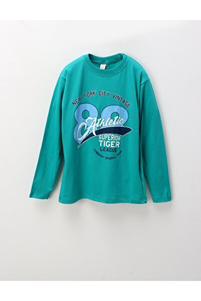 MiniKids Bluza subtire City Vintage, verde