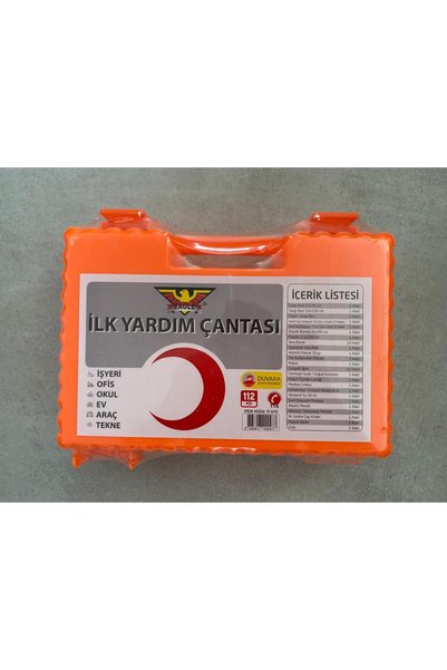 ZOOLİFE İLK YARDIM VE ACİL DURUM ÇANTASI,SERT PLASTİK DUVARA MONTE APARATLI,MİNİ ECZA DOLABI