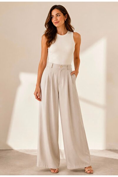 Serpirella Butik Trousers - Multicolor - Pleated
