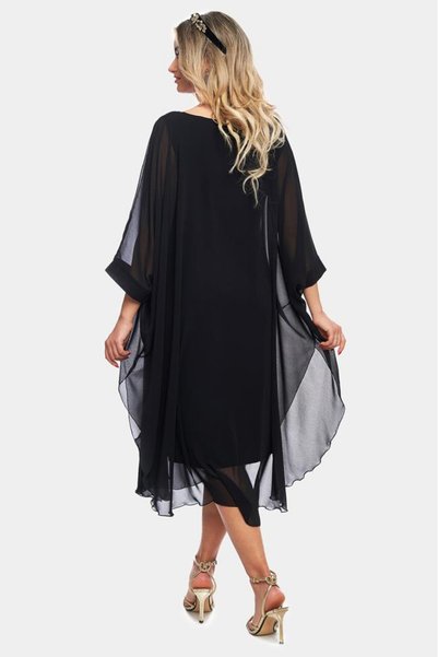 SIMPLU FASHION Rochie lunga din voal