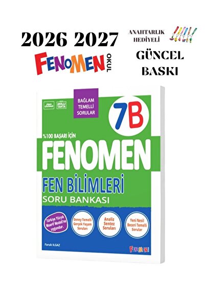 Fenomen Yayıncılık 7.SINIF FEN BİLİMLERİ B SORU BANKASI 2026 2027