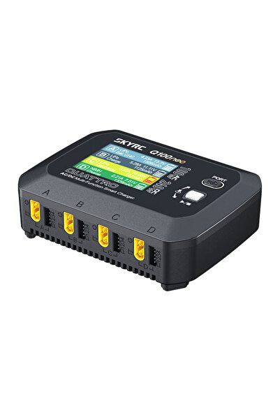 SKY RC SkyRC Q100neo 4-Port AC/DC Smart Battery Charger, 100W/240W, 6A, LCD