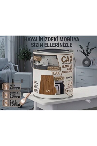 caxcolors CAX 1 Litre Komodin ve Gardırop Boyası - Çok Amaçlı Dolap, Gardrop ...