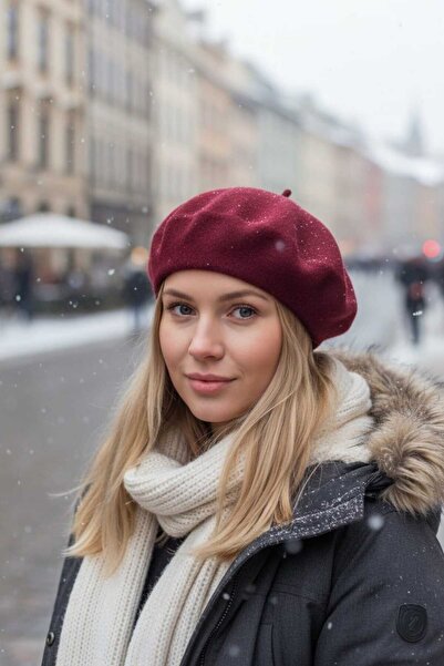 Aware Time Women's Painter Angora Beret