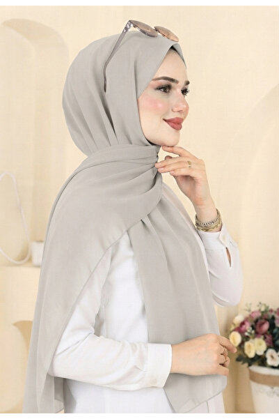 SAMARA SCARF PAMUKLU İPEK DÜZ ŞİFON ŞAL