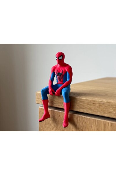 ART CLUB STUDIO Dekoratif Kırmızı-Mavi Kahraman Figür - 3D Baskı Masaüstü- Ra...
