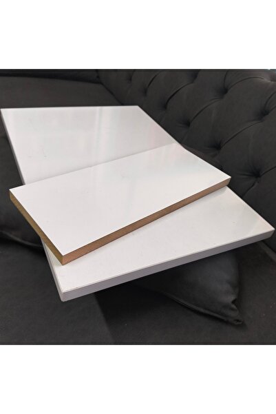 KUĞU AHŞAP MOBİLYA DOLAP İÇİ RAF ÖLÇÜ.65X50 EBADINDA 18 mm. MDF BEYAZ RAF 0.8...