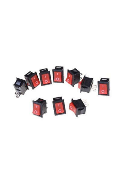OEM Red rocker switch, 21 mm