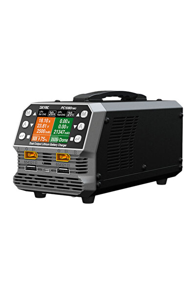 SKY RC SkyRC PC1080neo Dual-Channel LiPo/LiHV Battery Charger, 1080W, 20A, Di...