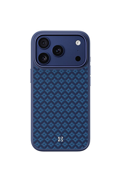 Benks Husă ArmorGrid 600D Kevlar cu MagSafe pentru iPhone 17 Pro, Albastru