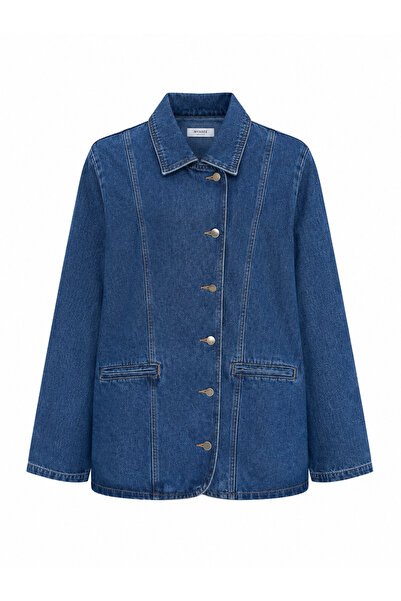 Buket Teke Oversize Padded Jean Jacket
