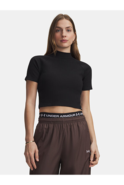 Under Armour UA RIVAL RIB MOCK SS TEE - Tricou de damă
