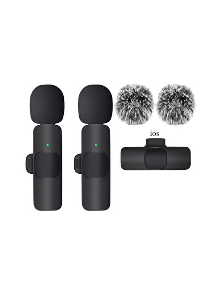 Choice1 Lighting 1in2-k1 Wireless Lavalier Microphone for iPhone Android USB-...