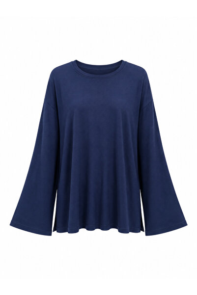 Buket Teke Navy Blue Long Sleeve Basic