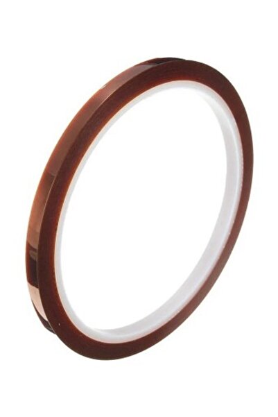 EmAyCenter Isıya Dayanıklı Poliimid Bant 5mm x 30 Metre Devre Maskeleme Bandı