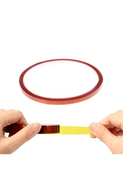 EmAyCenter Isıya Dayanıklı Poliimid Bant 5mm x 30 Metre Devre Maskeleme Bandı