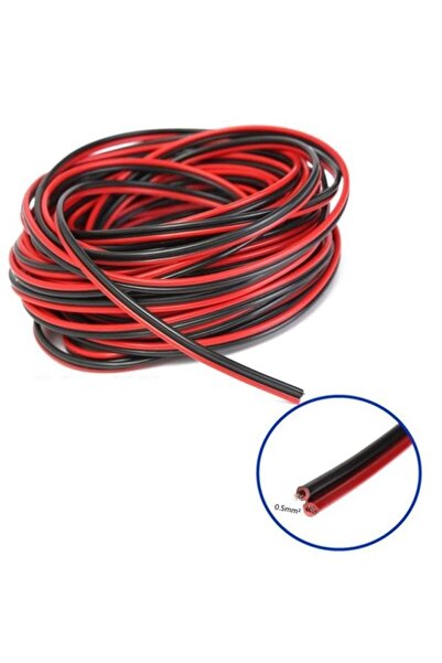 OEM Cablu difuzor roșu / negru 2 x 0,5 mm la metru