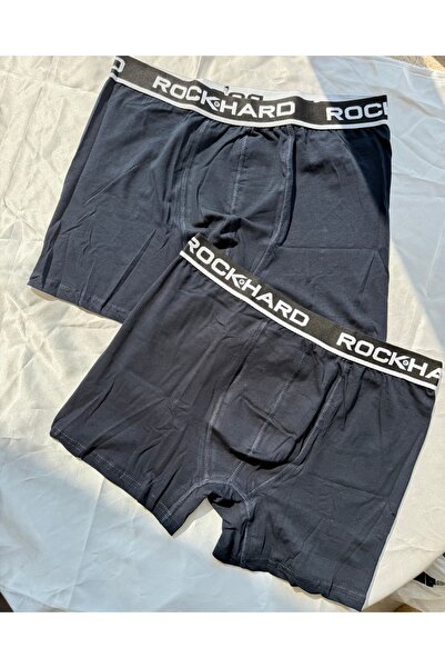 İana butik Premium Pamuk İçerikli Erkek Boxer 2’li Set – Lacivert