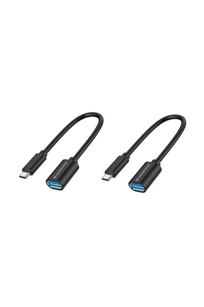 CONCEPTRONIC Set de 2 adaptoare OTG USB-C la USB-A, 20cm, ABBY11B