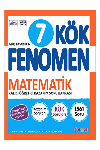 fenomen okul Maarif Model 7. Sınıf Fenomen KÖK Matematik Soru Bankası