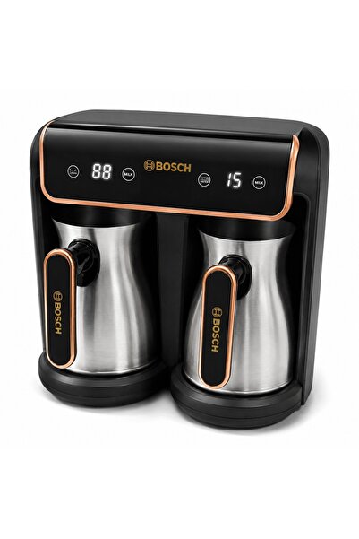Bosch CKT-1108S Çift Hazneli Elektrikli Türk Kahve Makinesi LCD Ekranlı 600W ...