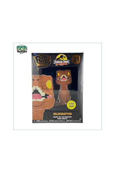 Funko Поп! Юрски парк 30-та годишнина – Велоцираптор (Светещ в тъмното) Голям...